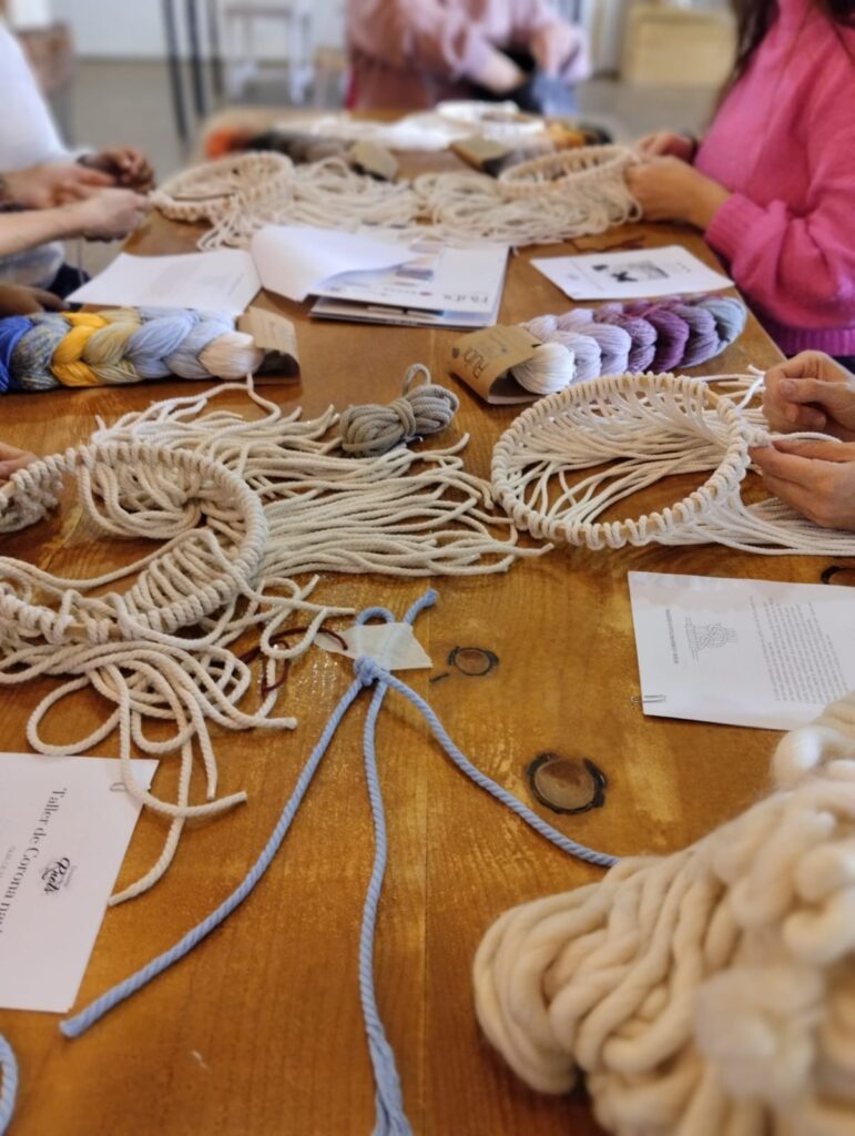 Taller de macramé en Sevilla - drawingknots